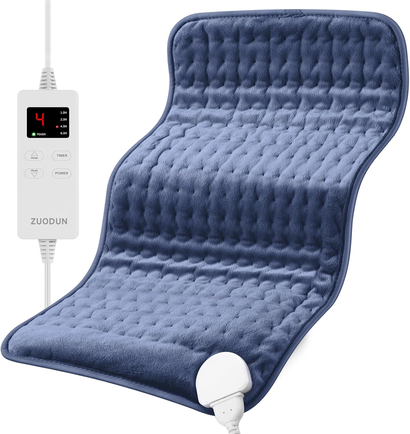 Heating Pad for Back, Neck, and Shoulder Pain Relief, Electric Heat Pad with 6 Heat Levels, Moist Heat Option, Auto Shut-Off, Birthday Christmas Gifts for Women Men Mom Dad Grandma, Gifts for her