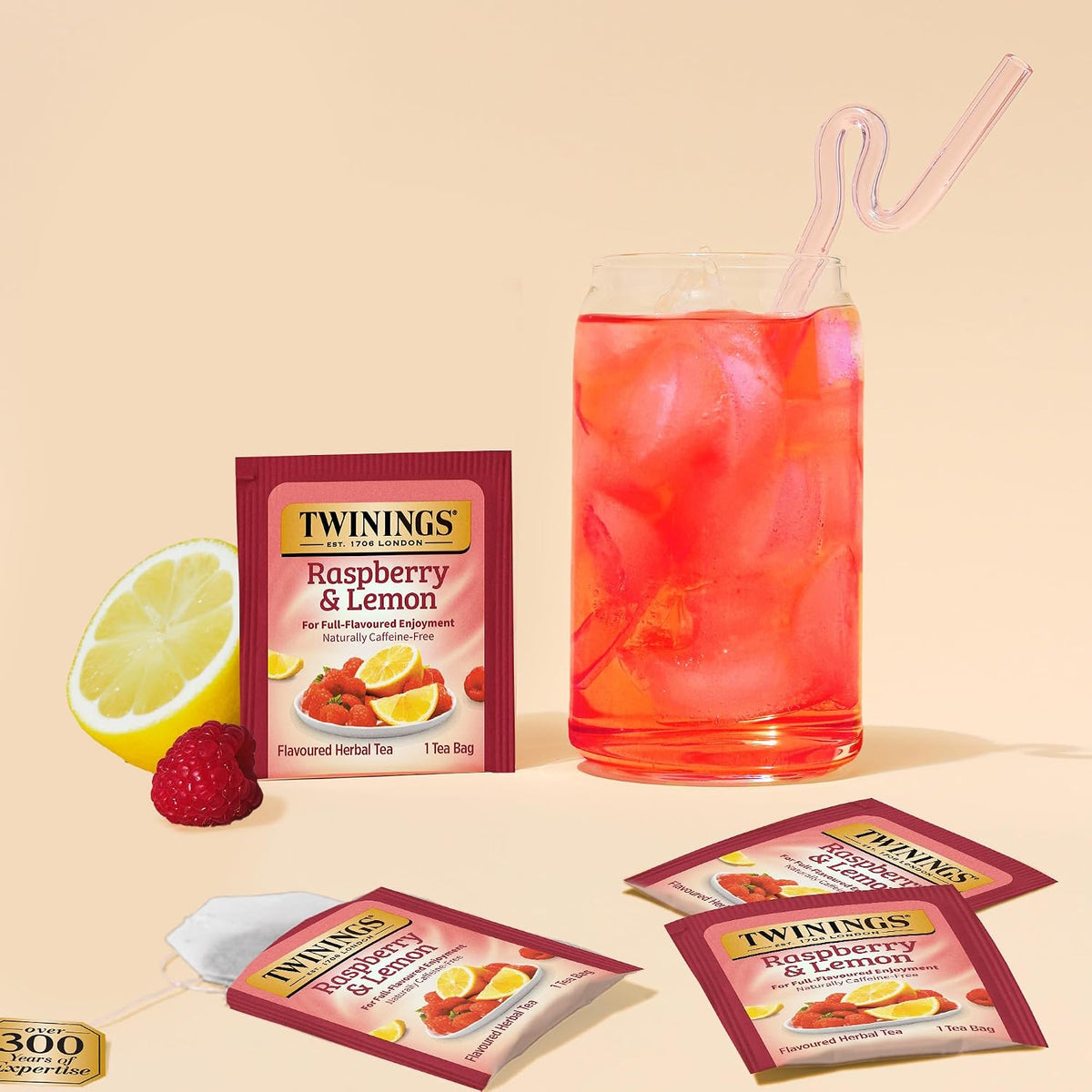 Twinings Berry and Fruit Herbal Tea Bag Variety Sampler Box, 6 Flavors, 36 Count, Individually Wrapped Bags, Caffeine Free, A Gift to Enjoy Hot or Iced