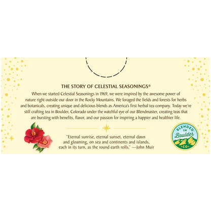 Celestial Seasonings Hibiscus Tea, Red Zinger Herbal Tea, Caffeine Free, 20 Tea Bags