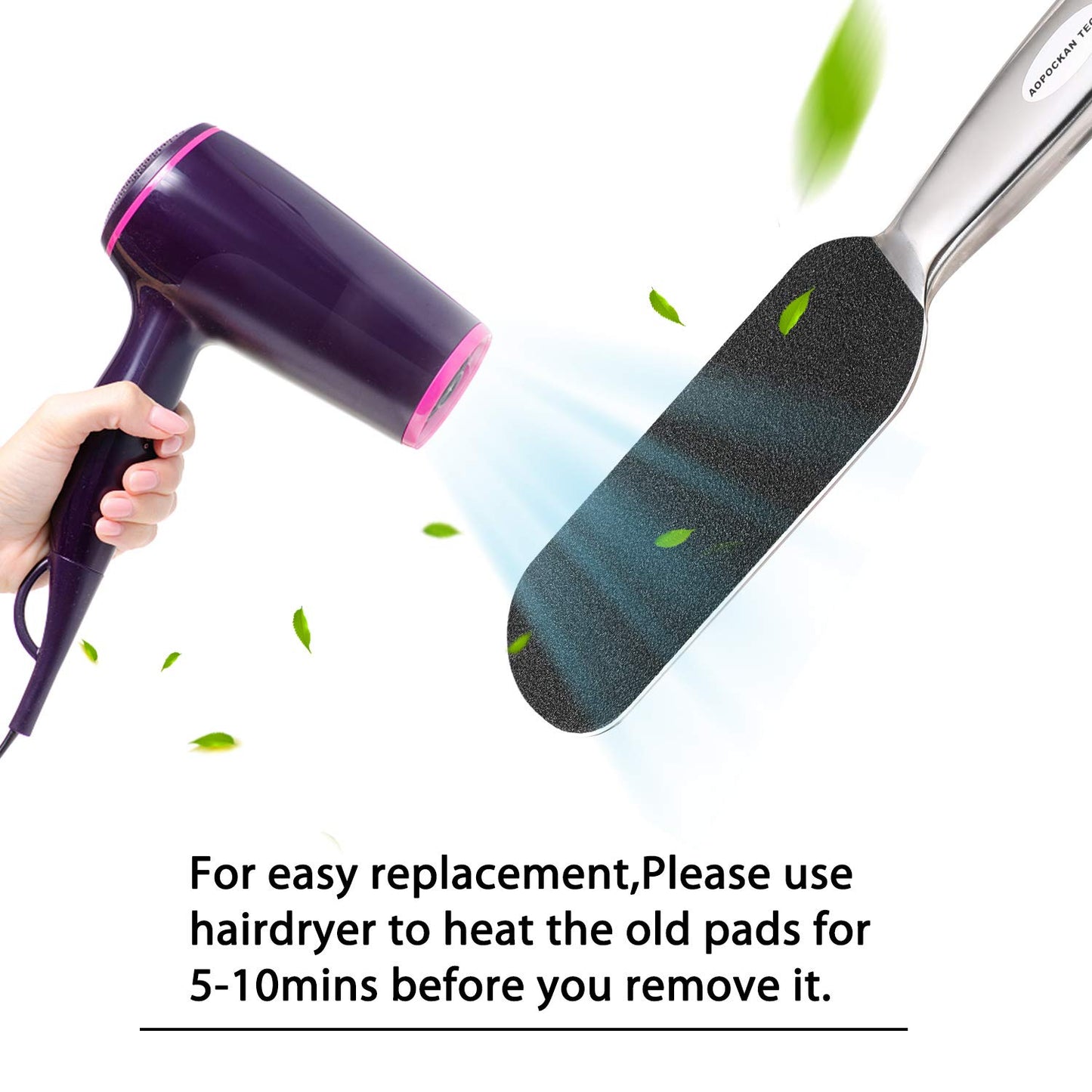 Professional Pedicure Foot File,Coarse/Fine Double Side and Reusable Stainless Steel Cracked Skin Corns Callus Remover Feet Rasp