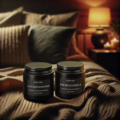 Scented Candle Gift Set, Soy Candles for Women, Sleep Candles for Home Scented, 2 Pack Aromatherapy Candle for Relaxing, Sleep, Stress Relief & Home Decor