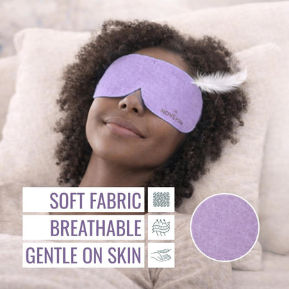 NOVEHA Self Heating Steam Eye Mask for Dry Eyes 30PCs Air-Activated Steam Eye Mask, Warm Compress for Ease Daily Strain, Eye Relaxation, Travel & Spa Use, Soothing Moist Heat for Tired & Stressed Eyes