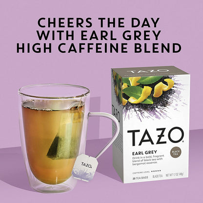 Tazo Earl Grey Black Tea -- 20 Tea Bags - 2 pc