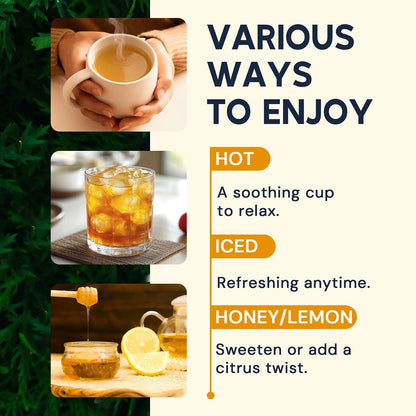Turmeric Ginger Cinnamon Tea Bags, No Sugar, No Caffeine, 120 Count
