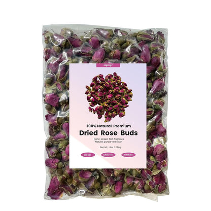 Dried Rose Petals & Dried Rose Buds, 8 oz/226 g