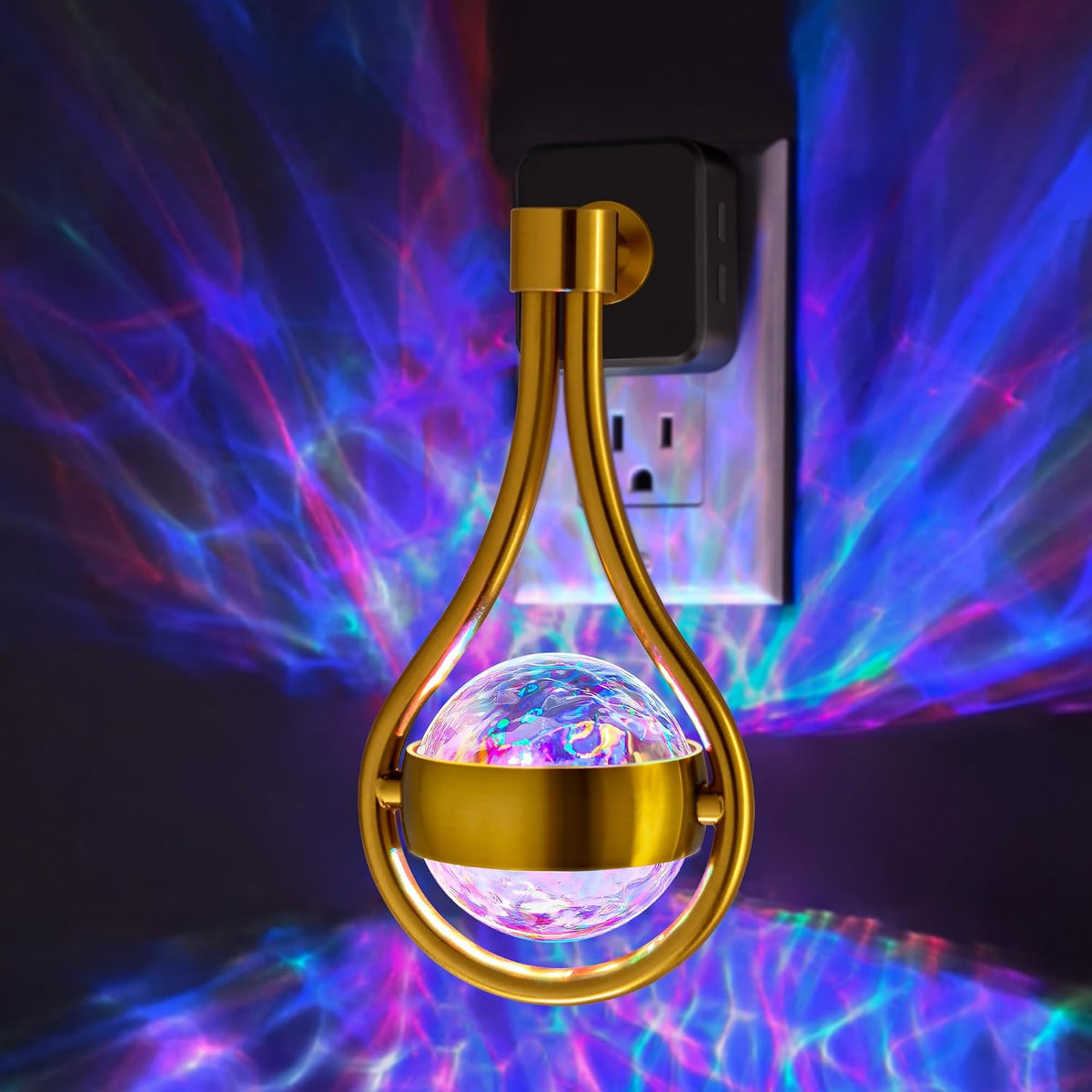 Briignite Night Light,Night Lights Plug into Wall,LED Projector Night Light