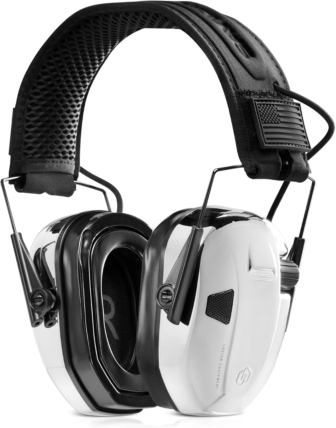 Savior Equipment Apollo Electronic Earmuffs For Shooting w/Gel Ear Pads, 24dB NRR, Noise Cancelling Ear Protection Headset
