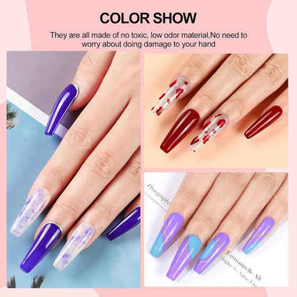 COSCELIA 53pcs Gel Nail Polish Kit with U V light and Drill Starter Kit 35 Colors Gel Nail Polish with 5pcs Top Base Coat Nail Art Professional Gel Manicure Kits Gifts for Women Teens Girls