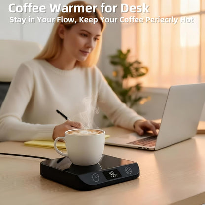 Coffee Mug Warmer & Candle Warmer 2-in-1, Electric Cup Warmer for Desk