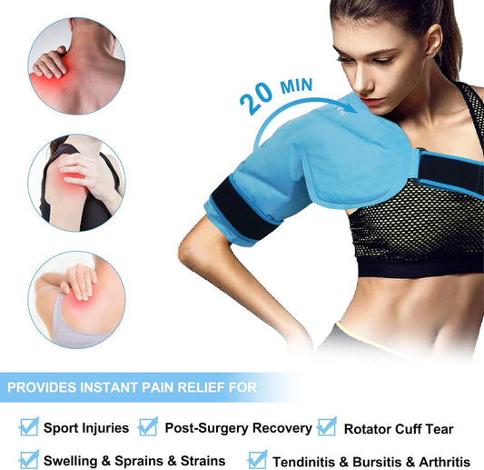 Shoulder Ice Pack Rotator Cuff Cold Therapy Wraps