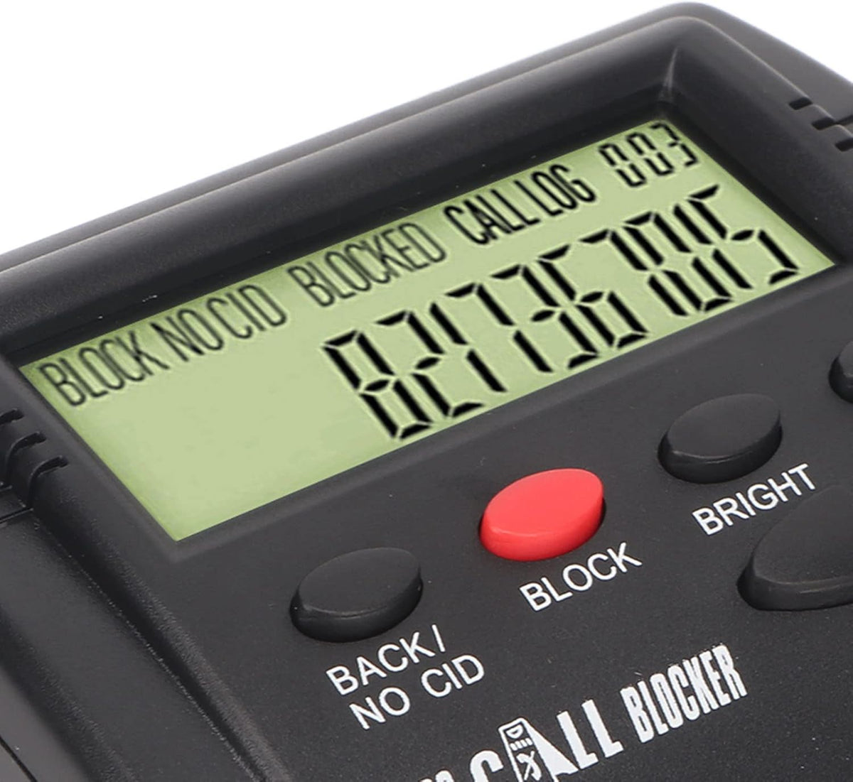 Call Blocker, Call Blocker for Landline Phones, 4000 Groups Large Capacity Prevent Harassment Caller ID Box with LCD Display
