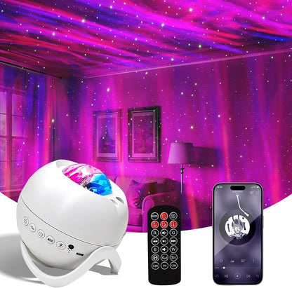 Star Projector, Galaxy Projector, Remote Control & Timer Galaxy Light