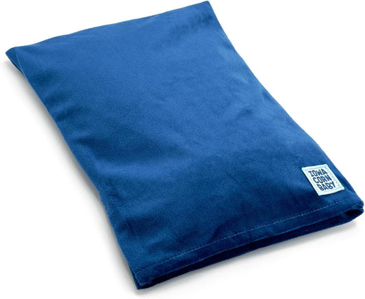 Microwave Heating Pad (with Removable Cover) – Weighted Microwavable Moist Heat Therapy Pad for Back, Neck, Shoulders, and Cramps – Portable, Reusable Cold or Warm Compress, 10" x 7", 2.5lbs