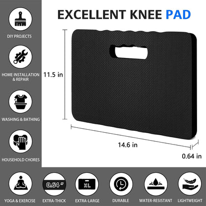 HOOPLE Extra Thick Kneeling Pad, Soft Foam Kneeling Cushion, Waterproof Gardening Knee Pads, Lightweight Knee Mat for Bathing, Workout Supplies, Exercise Yoga, Garden Work Gifts 17.5 x 11x 1 in, Blue