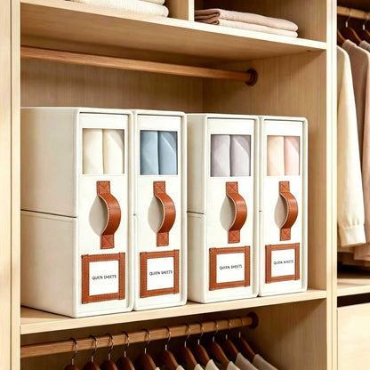 GhvyenntteS Bed Sheet Organizers and Storage, Closet Organizer