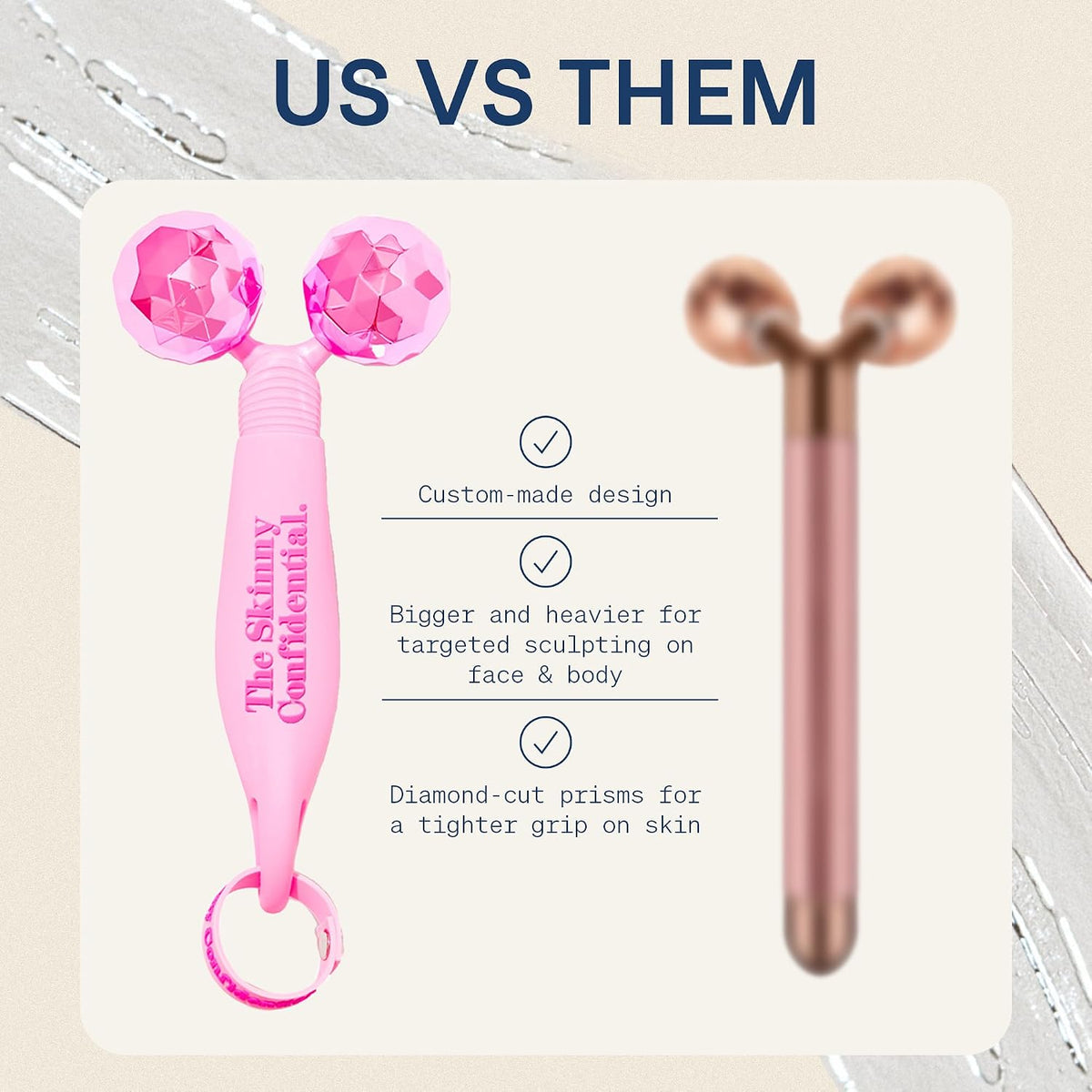 The Skinny Confidential Stainless Steel Ice Roller for Face