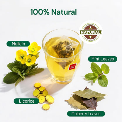 Peppermint Tea, 50 Tea Bags - Pure Peppermint Leaves, Caffeine Free Mint Herbal Tea Bags - Supports Healthy Digestion, Wellness & Refreshment (50 Counts, Pack of 1)