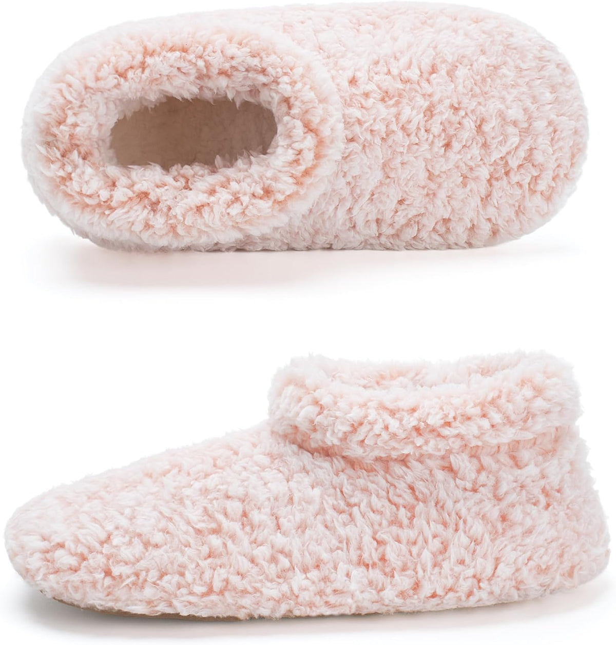 Cozylook Fuzzy Slippers for Women Indoor Soft Sole Slipper Socks