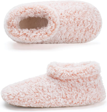 Cozylook Fuzzy Slippers for Women Indoor Soft Sole Slipper Socks