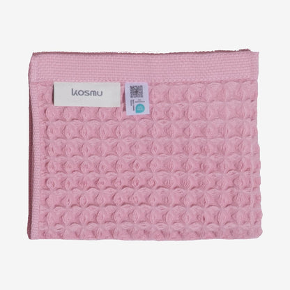 Luxury Organic Japanese Cotton Hair Drying Waffle Towel Wrap for Women | Absorbent, Quick-Dry Head Turban for Shower, Sauna, Spa | Extra Large for Long, Curly, Straight Hair With Button (White, 1 Pc)