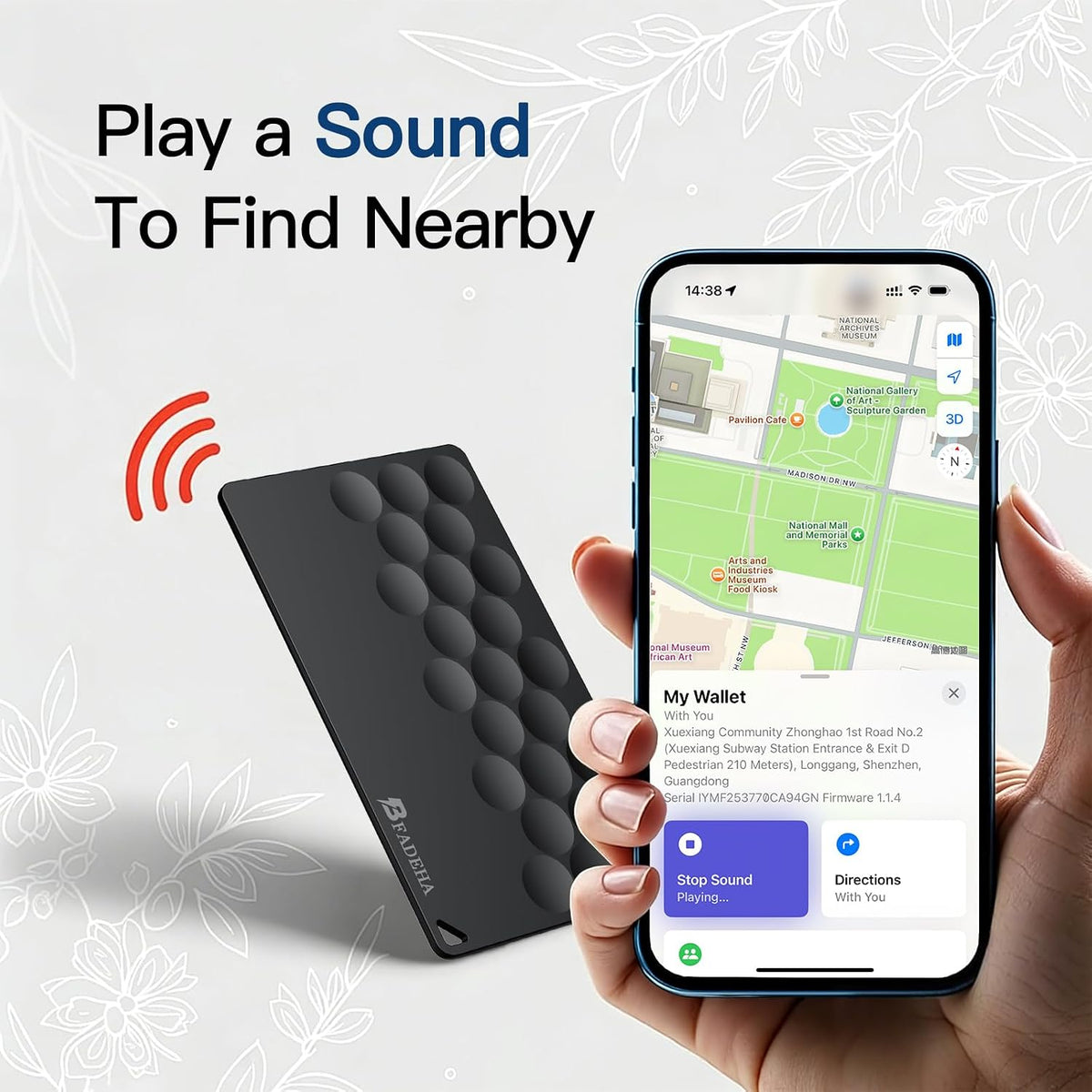 2026 Apple MFi Certified Wallet Tracker Smart Card for Find My