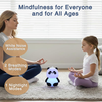 Panda Meditation Guided Visual Meditation ADHD Tool "'4 6 8" for Mindfulness | Slow Your Breathing & Calm Your Mind for Stress & Anxiety Relief | Perfect for Adults & Kids