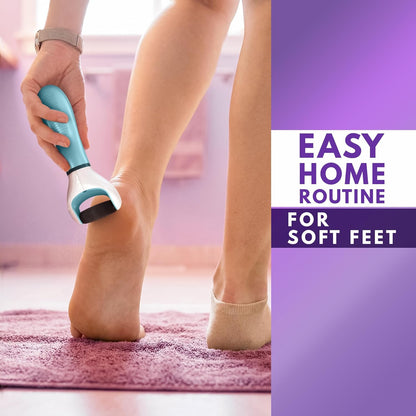 Electric Foot Callus Remover Tool for Dead Skin & Cracked Heels – Battery-Operated Foot Grinder with Replaceable Roller – Pedicure Tools for Feet & Toes – Smooth Feet at Home (Batteries Not Included)