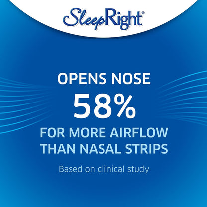SleepRight Intra-Nasal Breathe Aids Breathing Aids for Sleep Nasal Dilator Snore Reducer - 2 Pack (4 Count)