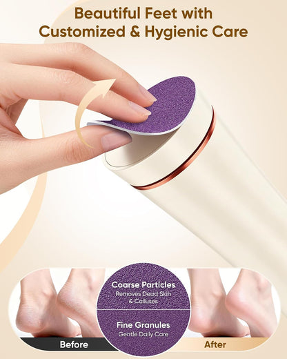 Electric Foot Callus Remover, Rechargeable Foot File Pedicure Kits