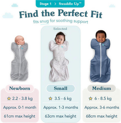 Love to Dream Swaddle UP, Baby Sleep Sack, Self-Soothing Swaddles for Newborns, Get Longer Sleep, Secure Fit Helps Calm Startle Reflex, New Born Essentials for Baby, 1.0 TOG, 13-19 lbs, Deep Olive
