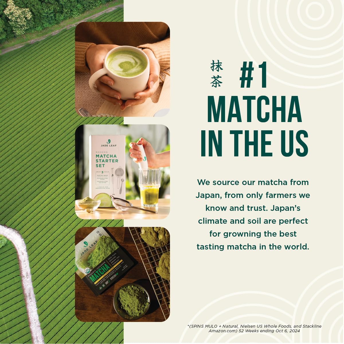 Jade Leaf Ceremonial Grade Matcha Powder, 30g / 1.06oz Tin