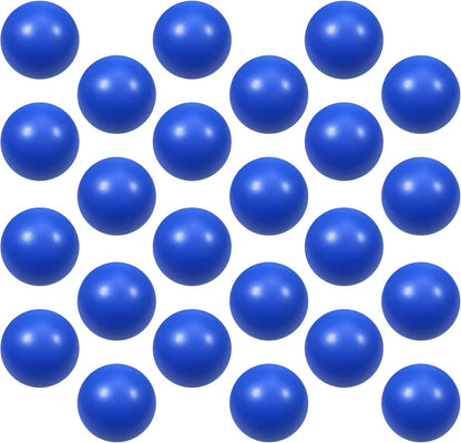 24 Pcs White Foam Stress Ball Squeeze Stress Relief Balls for Kids and Adults Hand Exercise Sensory Relief Toys for Anxiety ADHD Autism （White）