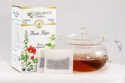 Celebration HERBALS Rose Hips Tea Organic 24 Bag, 0.02 Pound
