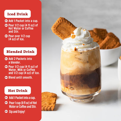 The Frozen Bean Vanilla Bean Frappe & Latte Instant Mix (10 Sticks), Made with Arabica Coffee, Double Shot Caffeine, Low Sugar & Premium Ingredients, Hot, Iced, or Blended Drinks