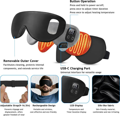 Rechargeable Heated Eye Mask