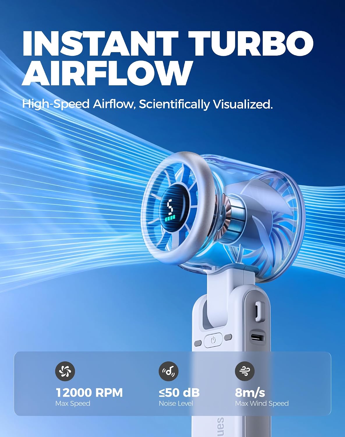 Diveblues Portable Handheld Turbo Fan