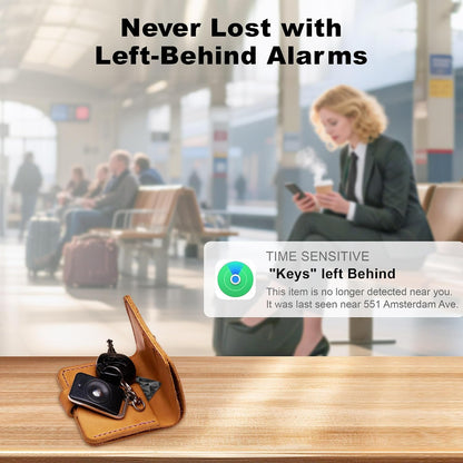 Wallet Tracker Card, Rechargeable, Works with Apple Find My