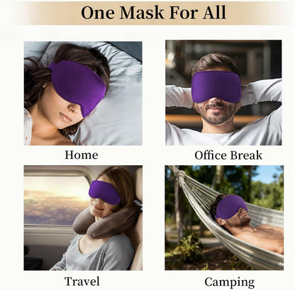 Sleep Mask for Side Sleeper Women Men,Blackout Eye Masks for Sleep,3D Contoured Sleeping Mask,Breathable Adjustable Eye Cover Blindfold with lash Extensions for Trave,Nap,Night Work,Black