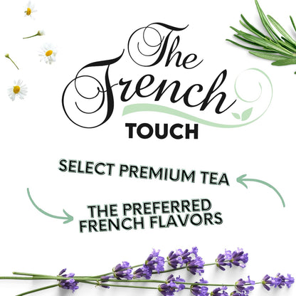 The French Touch Spearmint Tea ORGANIC | 1.5g x 30 Pyramid Bags | 100% Certified USDA Organic | Plant based tea bags | Select Premium Tea (Spearmint) | Caffeine-free