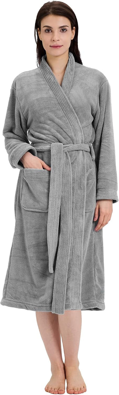 PJGGZ Towel Robe for Women – Soft Absorbent Kimono Bathrobe, Quick-Dry Spa Shower & Hotel Use
