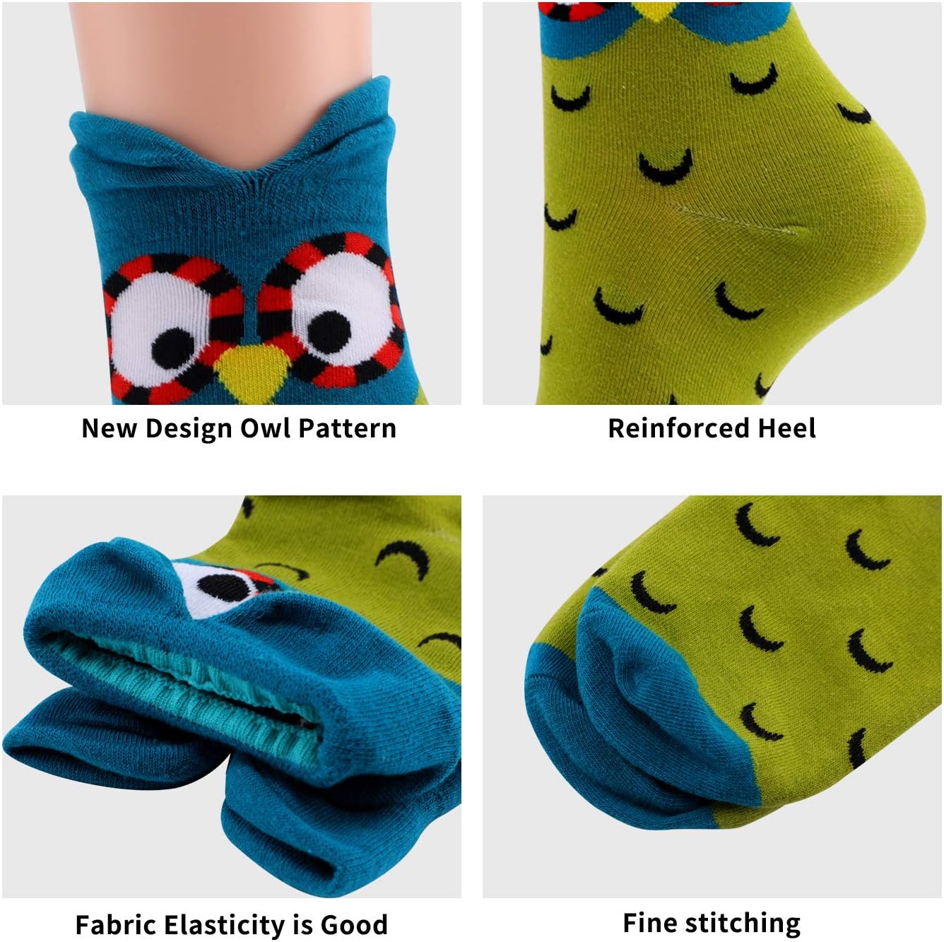 Jeasona Cute Cat Gifts for Women Animal Cat Socks Wife Mom Girlfriend Daughter
