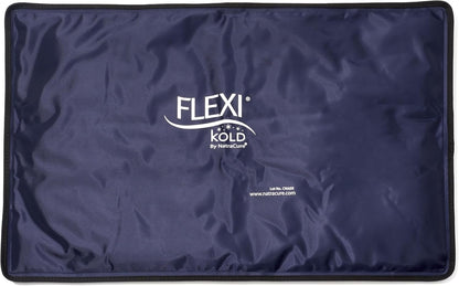 2 FlexiKold Gel Ice Packs (Standard Large: 10.5" x 14.5") - Reusable Cold Pack for Injuries, for Back Pain Relief, Migraine Relief Pad, After Surgery, Postpartum, Headache, Shoulder - 6300-COLD 2PK