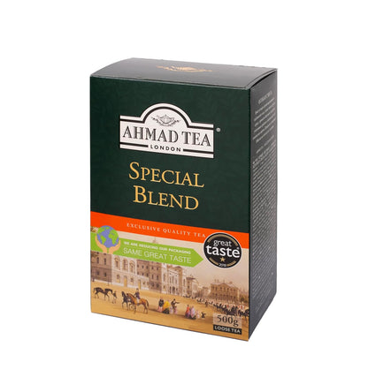 Ahmad Tea Special Blend Loose Leaf, Black Caffeinated 500g Value-Size Box