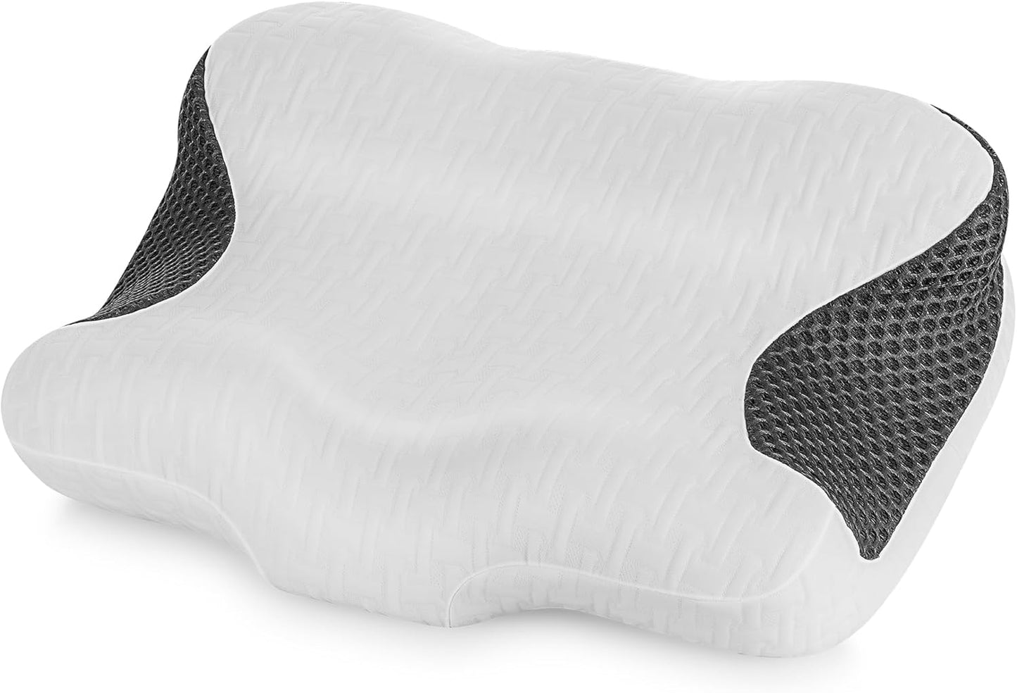 Elviros CPAP Pillow for Sleeping, HSA/FSA Ergonomic Adjustable Height Neck Support Memory Foam Bed Pillow for CPAP Users with Sleep Apnea, Suitable for Side and Back Sleepers