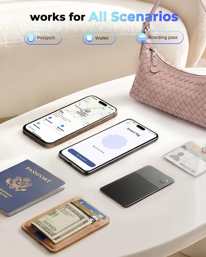 Wallet Tracker Card (iOS and Android),0.04in Ultra-Thin Smart Tracking Card