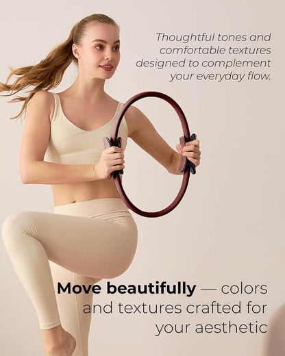 Pilates Kit for Women – Home Pilates Equipment Set with Ring, Ball & Resistance Bands | Pilates Starter Kit with Accessories in Gift Box