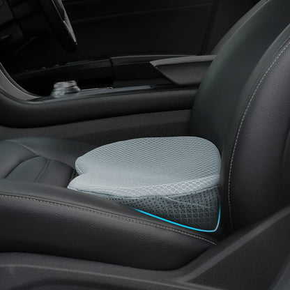Livtribe Car Seat Cushion - Memory Foam Car Seat Pad - Sciatica & Lower Back Pain Relief - Car Seat Cushions for Driving - Road Trip Essentials for Drivers(Black)