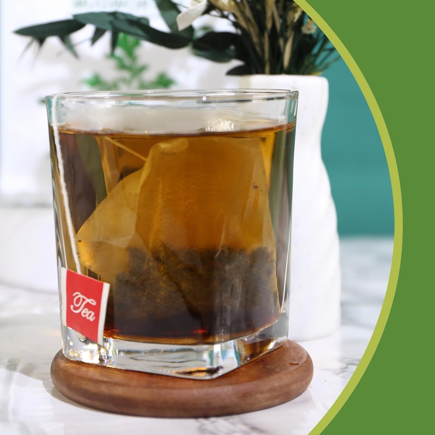TEARELAE - Chamomile Lavender Tea, 50 Herbal Tea Bags with Lemon Balm for Relaxation & Bedtime - Non-GMO - Caffeine-Free - Floral & Soothing