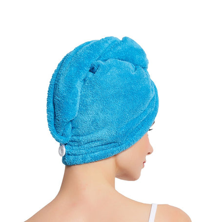 HOPESHINE Hair Towel Twist Microfiber Bamboo Fabric Women's Soft Shower Towels for CurlyHair Turban Wrap Drying Cap Great Gift for Girls 3-Pack