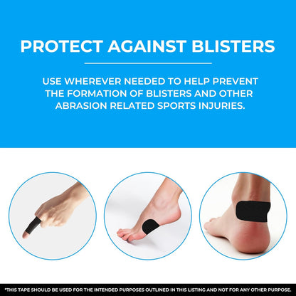 MONIER Comfort Tape (30 Pack) - Pain Free Removal, Hypoallergenic, Latex Free & Gentle On Skin - Packaging May Vary - Skin Friendly Adhesive Cotton Tape